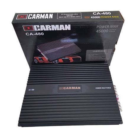 Jual Power Amplifier Channel Carman Ca Di Seller Sap Audio