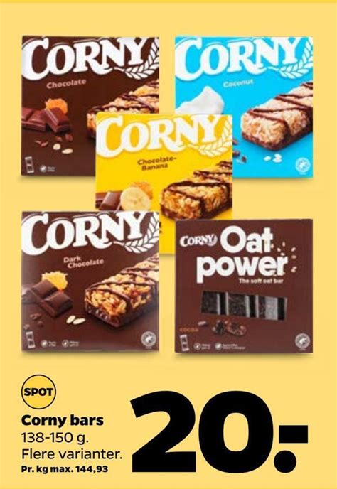 Corny Bars Tilbud Hos Netto