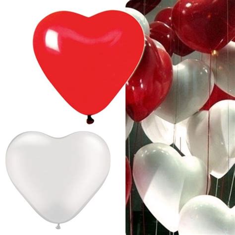 Ballons En Forme De Coeur Lot De