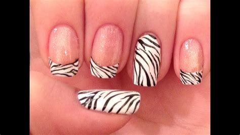 Zebra And Cheetah Print Nails