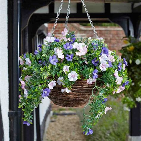 30cm Easy Basket Petunia Hanging Baskets Polhill Garden Centre