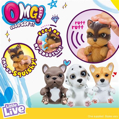 Electronic Pets NoColour Little Live Pets 28919 OMG Pets HUSKLES Toys ...