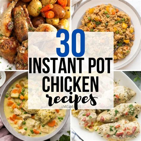 The Best Instant Pot Chicken Recipes The Recipe Rebel