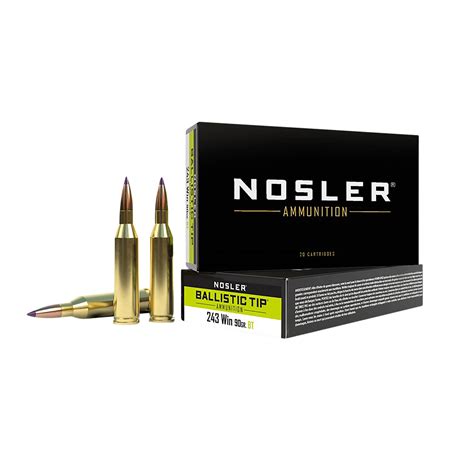 Nosler Ballistic Tip Win Gr Spitzer Ballistic Tip Per