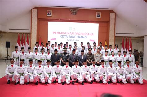 50 Anggota Paskibraka Kota Tangerang 2023 Resmi Dikukuhkan