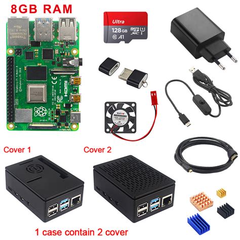 Original Raspberry Pi Model Pi4 4b 1gb 2gb 4gb 8gb Ram Starter Kit Board Pi 4 2g 4g 8g Computer