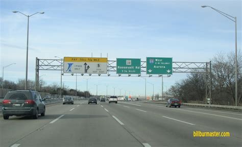 The First Toll Warning Sign On Nb I 294 February 2009