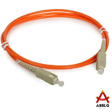 SC PC Mm Simplex Fiber Optical Patch Cord China Fiber Optic Patch