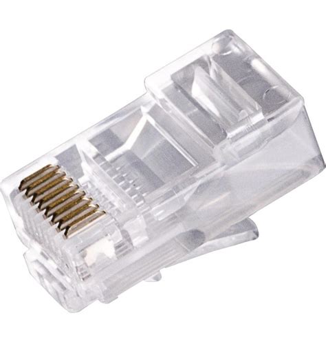 Conector Macho Rj Cat Utp Cable R Gido Con Gu A Interna Varconutpc Mac