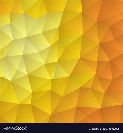 Triangle Background Geometric Yellow Royalty Free Vector