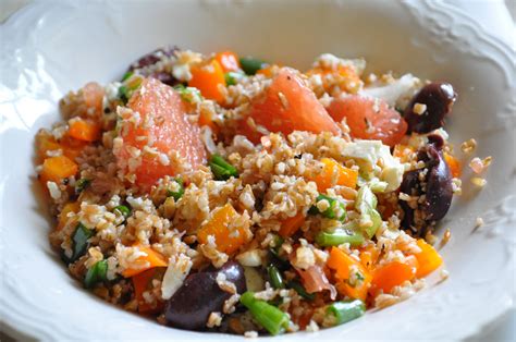 Bulgur Salad with Grapefruit and Feta