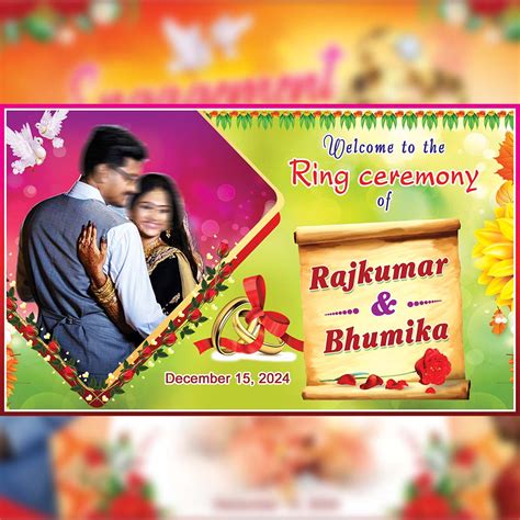 5 Ring Ceremony Banner PSD File - Graphics Point Store