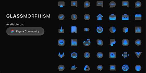 Icon Glassmorphism – 42 иконки в стили глассморфизм Каждая иконка ...