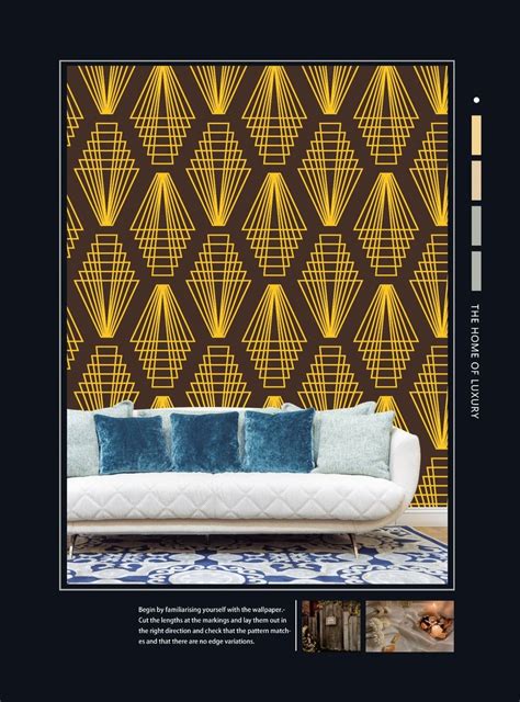 Vinyl Royal Pattern Waterproof Pvc Wallpaper at ₹ 85/sq ft in Panipat ...