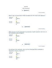 Osh Unit Ii Assessment Docx Osh Unit Ii Assessment Question