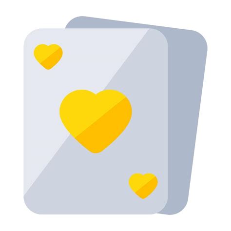 Flat Design Of Heart Card Icon 19605889 Vector Art At Vecteezy