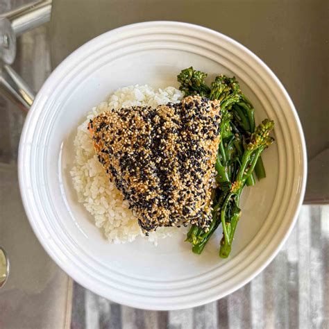 Sesame Crusted Teriyaki Trout