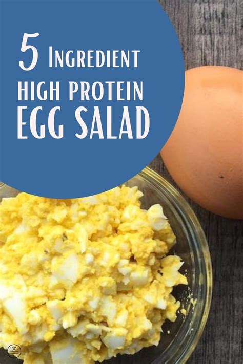 High Protein Egg Salad Recipe Bariatric Recipes Pureed Food