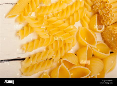 Bunch Of Italian Pasta Type Stock Photo Alamy