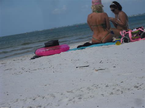 Wallpaper Beach Public Miami Bikini Thong Gstring 3264x2448