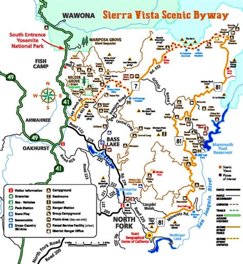 Maps & Directions — Sierra Vista Scenic Byway - Scenic Byways ...