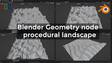 Blender 3 0 Procedural Landscape Generating Tutorial With Geometry Node