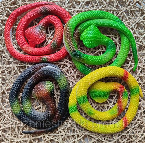 Прикольная игрушечная змея, 60 см (ID#966332254), цена: 38 ₴, купить на ...