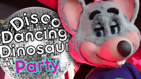 Chuck E Cheese Disco Dancing Dinosaur Party Eastgate Oh Youtube