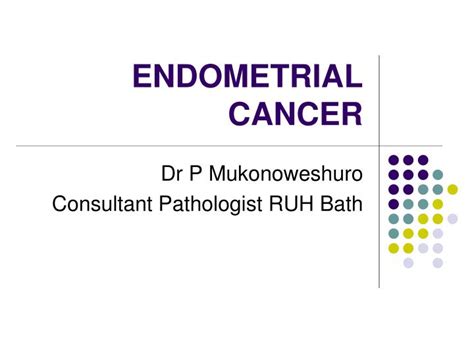 Ppt Endometrial Cancer Powerpoint Presentation Free Download Id