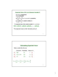 Calculating Expected Value Calculating Expected Value Pdf PDF4PRO