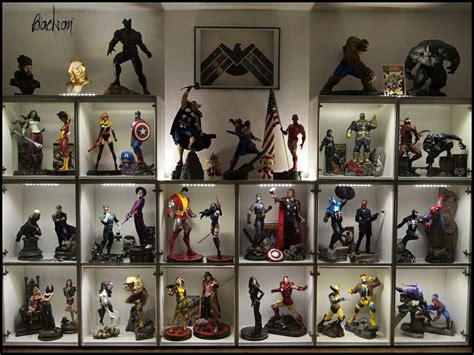 Marvel Wall Displaying Collections Superhero Room Decor Figurine