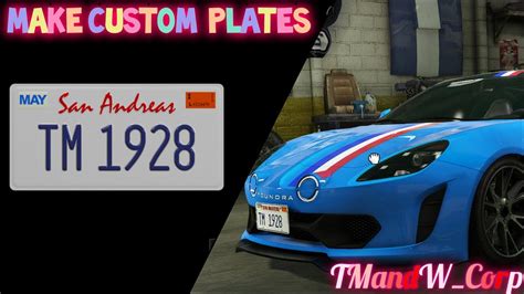 Make Your Own Custom Plates In Gta Online New Youtube