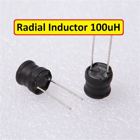 Radial Inductor Uh Magnetic Core Ferrite Drum Core Choke Power