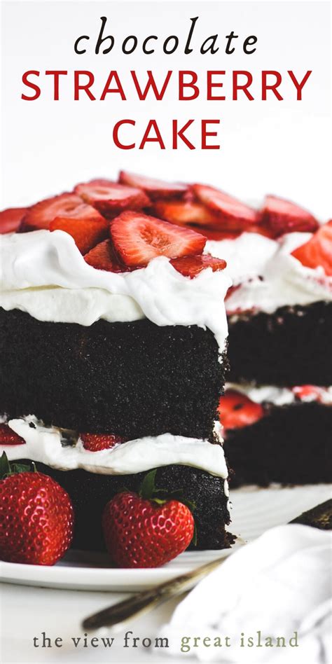 Strawberries And Cream Chocolate Cake Artofit