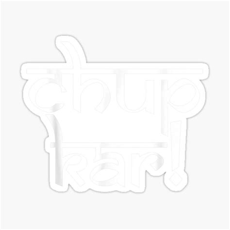 Funny Punjabi Humor Chup Kar Sticker For Sale By Travisvgnagui