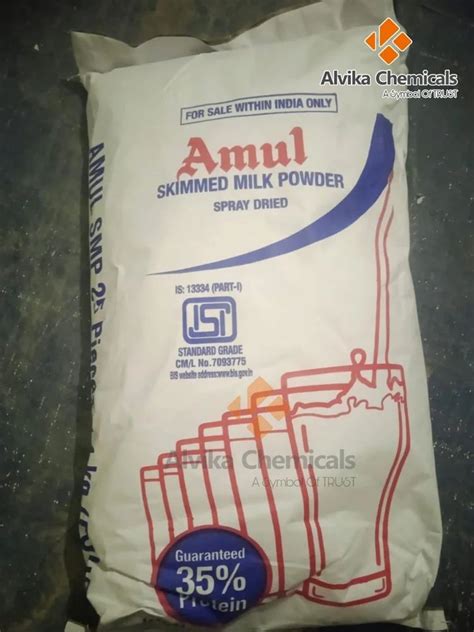 Amul Skimmed Milk Powder Spray Dried 25 Kg At Rs 275kg In Mumbai Id 2854214517312