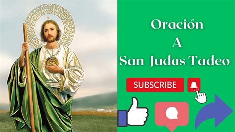 Oracion A San Judas Tadeo Para Alejar El Mal Y Los Problemas Familiares Youtube