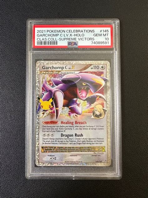 Pok Mon Graded Card Celebrations Garchomp C Lv X Catawiki