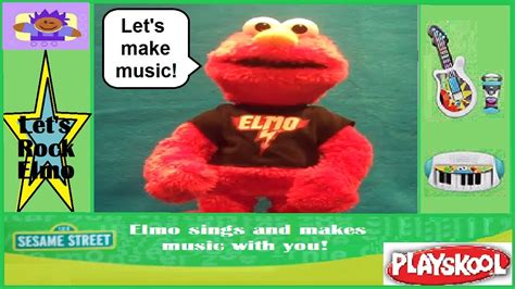 2010 Sesame Street Lets Rock Elmo By Hasbro Youtube