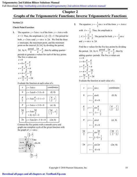 Trigonometry 2nd Edition Blitzer Solutions Manual By Ramonyn77 Issuu