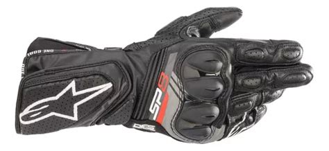 Guante De Piel Alpinestars Sp V Negro Sp Color Negro Talla L G