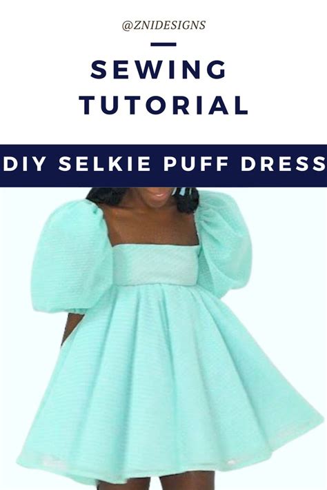 DIY Selkie Puff Sleeve Dress Dress Patterns Free Puff Sleeve Dress