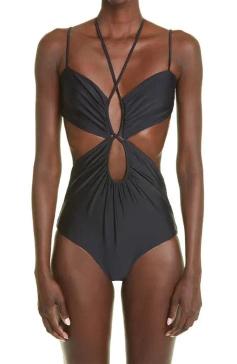 Johanna Ortiz Reef Discovery One Piece Swimsuit Black Editorialist