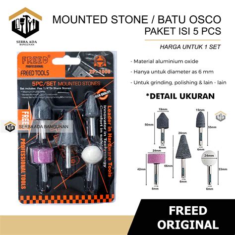 1 SET 10 Pcs Mata Bor Batu Asah Poles Ampelas Gerinda Tuner Mini Drill