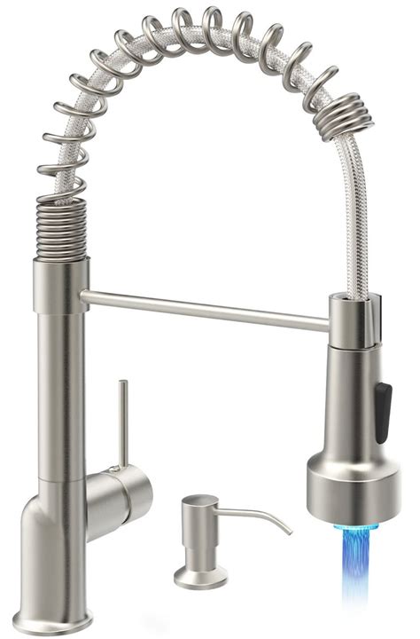 XWSI Pull Down Touch Kitchen Faucet With Soap Dispenser Wayfair