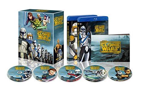 スター・ウォーズ クローン・ウォーズ シーズン1 5 コンプリート・セッ ト 14枚組 [blu Ray]／アシュリー メルカリshops