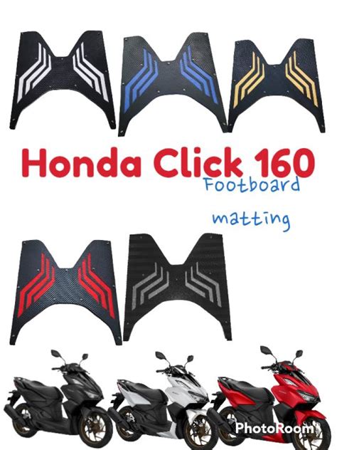 Honda Click 160 Footboard Rubber Matting Lazada PH