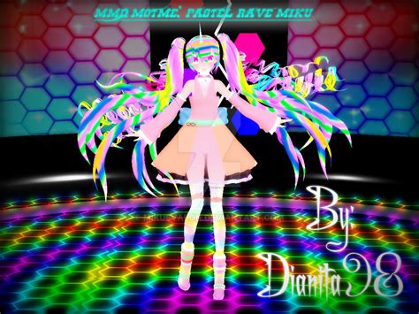 Mmd Momte Pastel Rave Miku By Mikuevalon On Deviantart