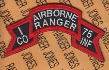 H Co Airborne Ranger Th Inf Vietnam Lrrp Lrp St Cav Div Scroll Patch