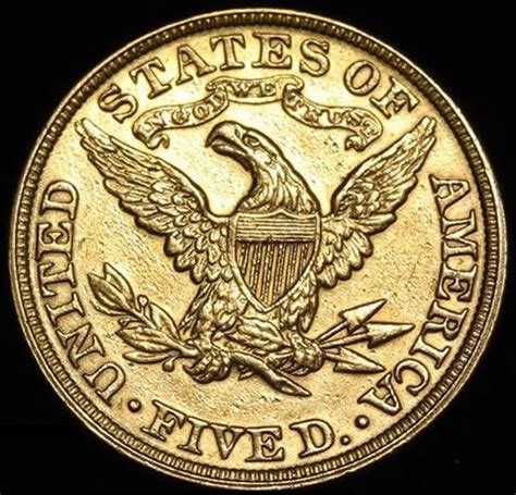 1895 5 Five Dollars Liberty Head Half Eagle Gold Coin Pristine Auction